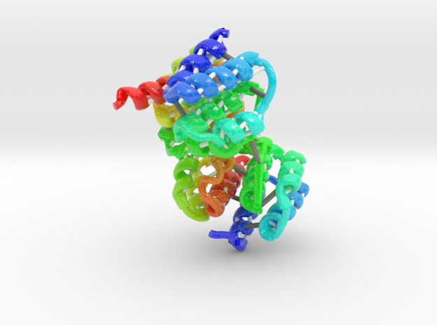 Influenza A Matrix Protein in Glossy Full Color Sandstone