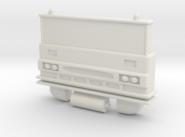 G1 Inferno/Grapple Chest for POTP Inferno in White Natural Versatile Plastic