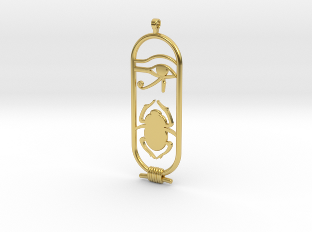 Egyptian Luck in Polished Brass