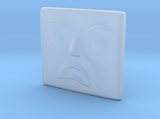 Annoyed Face in Smoothest Fine Detail Plastic