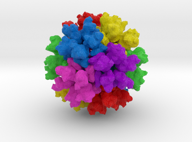 Rous Sarcoma Virus in Natural Full Color Sandstone