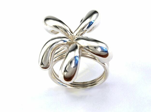 Water Drops Ring (From $19) in Polished Silver: 6.25 / 52.125