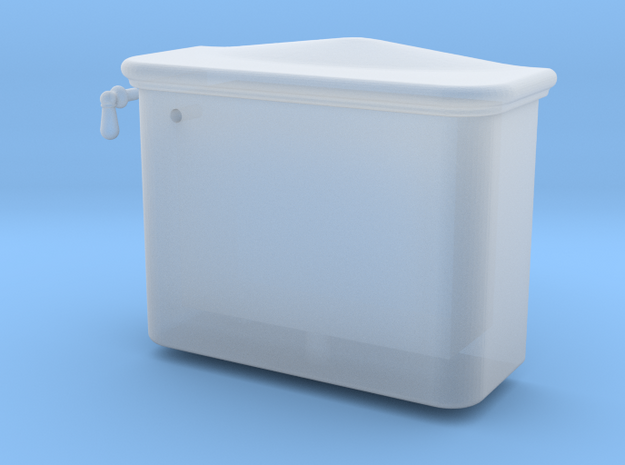 Toilet tank in Smoothest Fine Detail Plastic