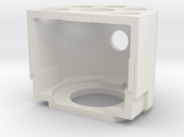 Neilson Firebox printed lower in White Natural Versatile Plastic