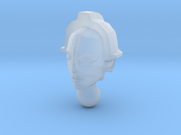 Lady Command Maria Head in Smooth Fine Detail Plastic