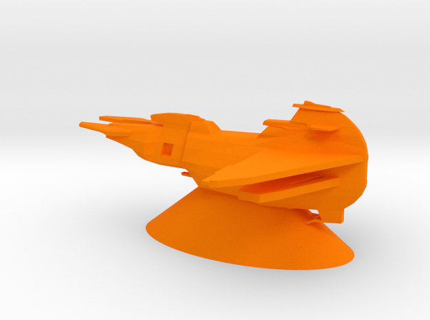 Cardassian Union - Dreadnought in Orange Processed Versatile Plastic