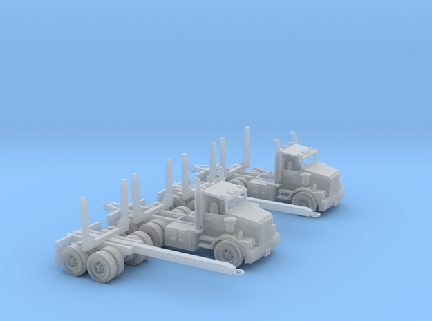 Logging truck S scale in Smooth Fine Detail Plastic