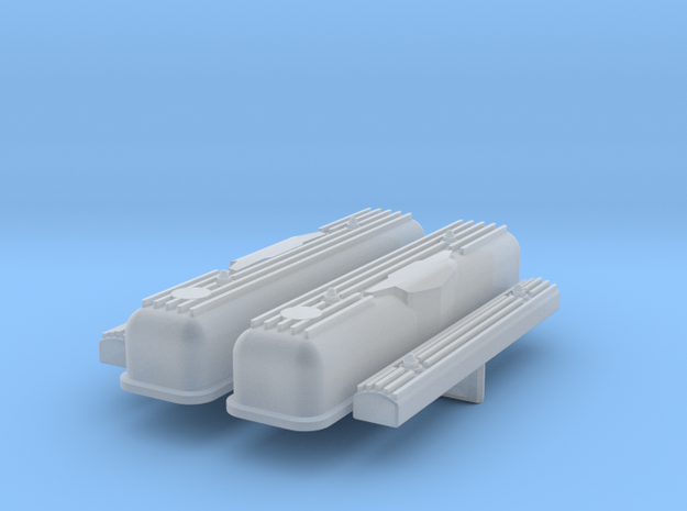 Nailhead "Fireball" Valve Covers in Smooth Fine Detail Plastic