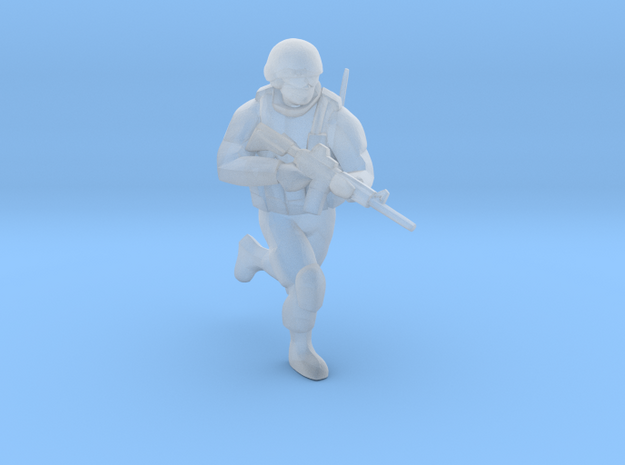 Soldier-sq-1 in Smooth Fine Detail Plastic
