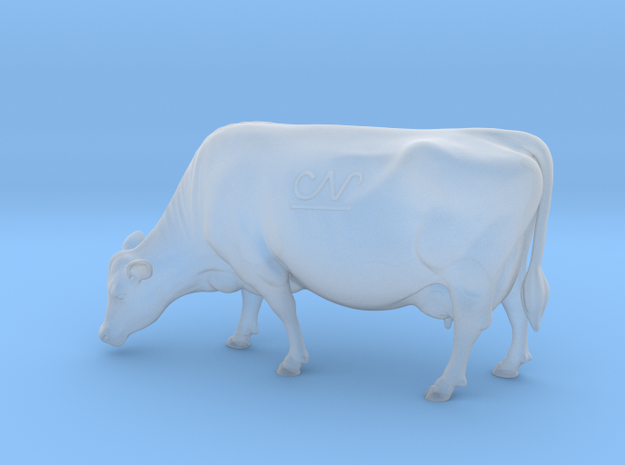 1/64 Jersey Cow Grazing in Smooth Fine Detail Plastic
