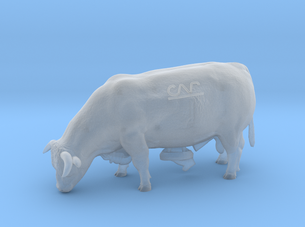1/64 Grazing Horned Hereford Bull- Mature in Smooth Fine Detail Plastic