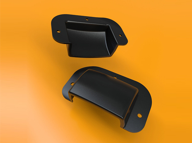 PORSCHE 911 - Right Belt cover for 3.2 rear deck in Black Natural Versatile Plastic