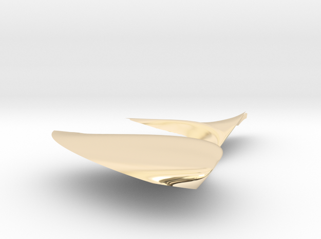 Leaf decoration in 14K Yellow Gold: Small