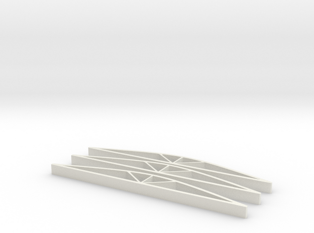 Roof Supports in White Natural Versatile Plastic