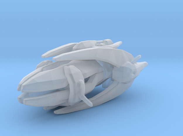 Protoss carrier V2 51mm in Smooth Fine Detail Plastic