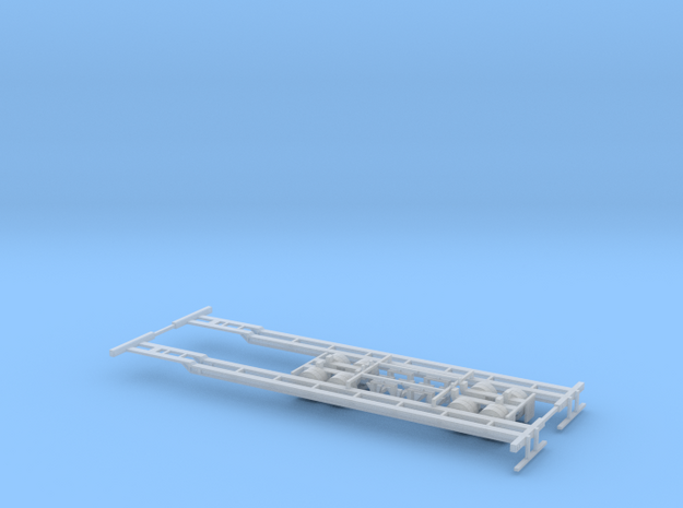 N 53' Container Chassis 2 Pack v1 in Smooth Fine Detail Plastic