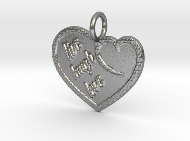 Live Laugh Love in Natural Silver