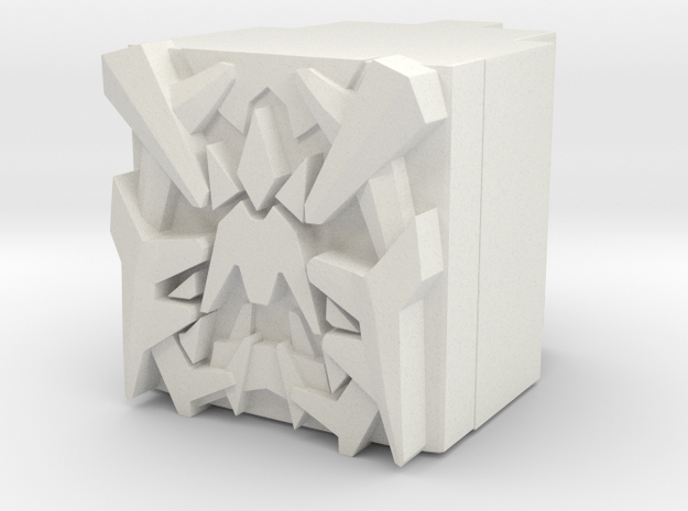 Megatronus Prime Power Core in White Natural Versatile Plastic