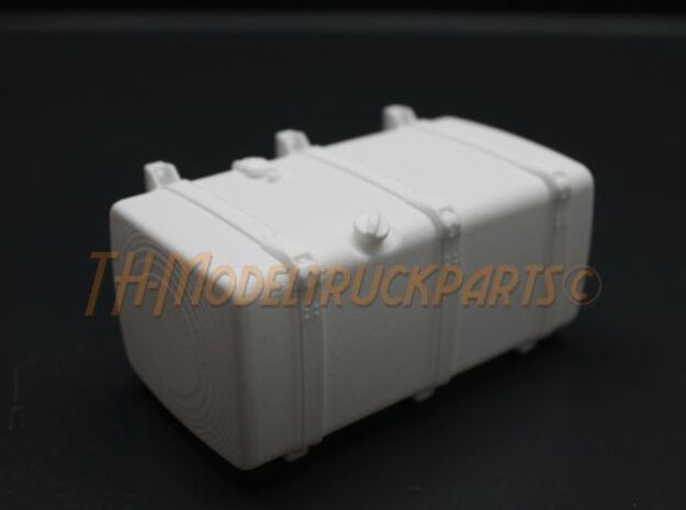 THM 00.4133-100 Fuel tank Tamiya Scania Low in White Processed Versatile Plastic