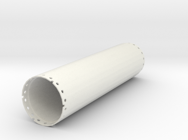 Casing joint 1500mm, length 6,00m in White Natural Versatile Plastic
