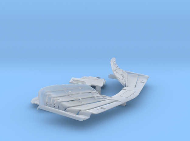1/20 SF71H extra conversion parts: front wing, rea in Smooth Fine Detail Plastic