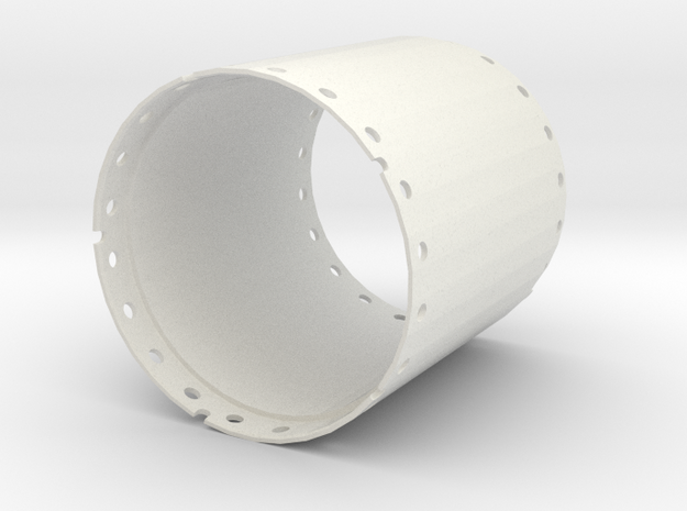Casing joint 2000mm, length 2,00m in White Natural Versatile Plastic