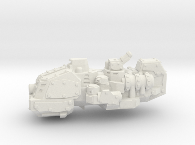 ! - Heavy Kruiser - Concept B  in White Natural Versatile Plastic