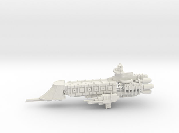 Imperial Frigate - Concept 1 in White Natural Versatile Plastic