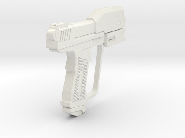 1:6 Miniature Halo Rach Magnum Gun  in White Natural Versatile Plastic