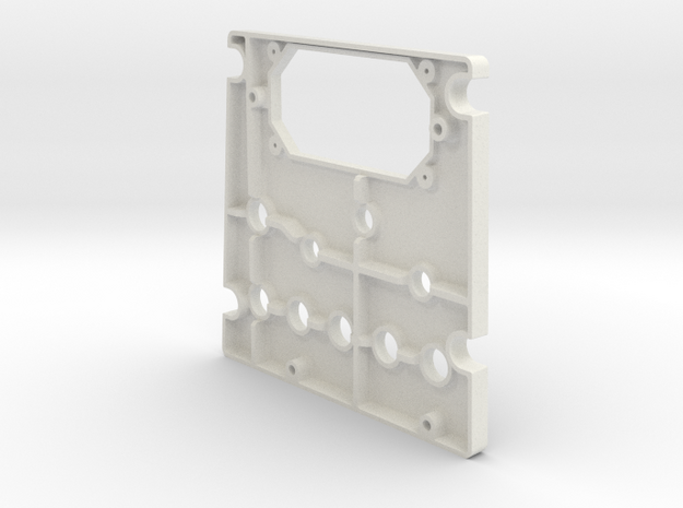 T6 Port Side Forward Switch Plate Cover in White Natural Versatile Plastic
