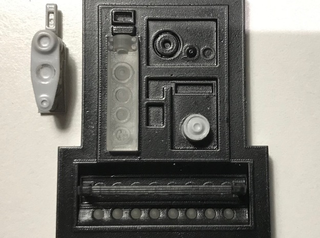 Moebius EVA Pod - Multi-part Back Panel in Smooth Fine Detail Plastic