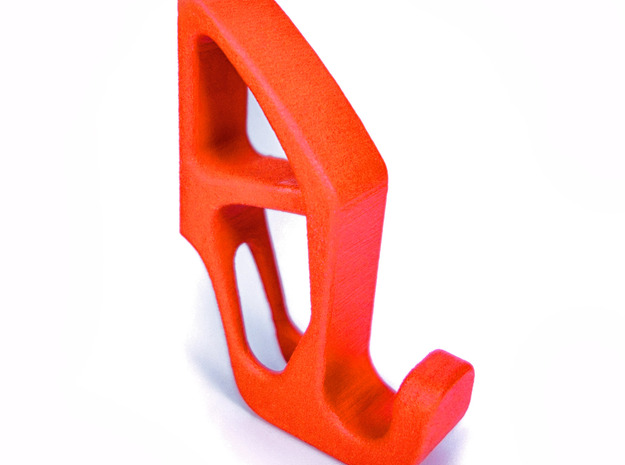 Hyperhook in Orange Processed Versatile Plastic