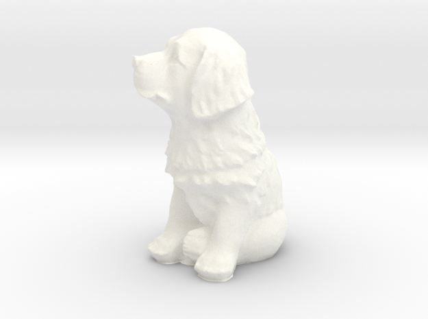 Puppy in White Processed Versatile Plastic: Large