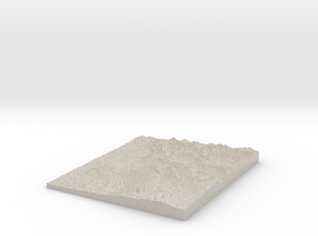 Model of Rocher Rond in Natural Sandstone