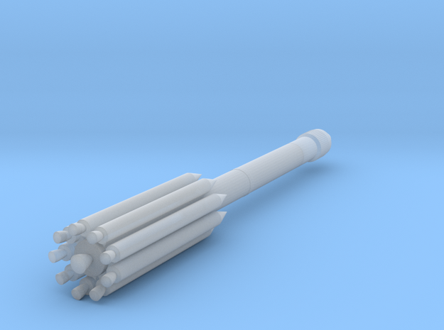 1:288 Miniature Delta II Rocket in Smooth Fine Detail Plastic: 1:288