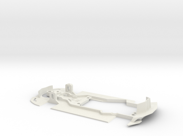 1:32 LTM Chassis (for LTM Slot Car model) in White Natural Versatile Plastic