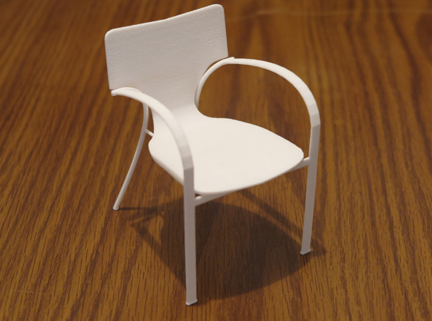 Strada Chair 3.7" tall in White Natural Versatile Plastic