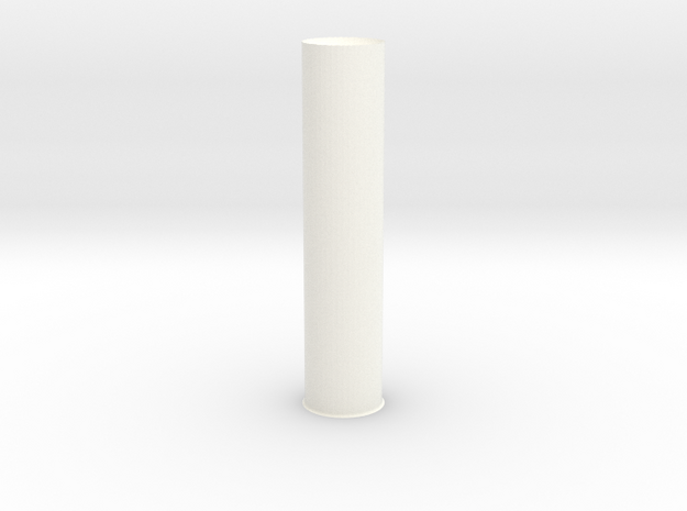 SinglePeg in White Processed Versatile Plastic