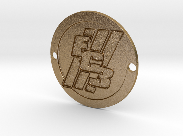 EC3 Custom Sideplate  in Polished Gold Steel