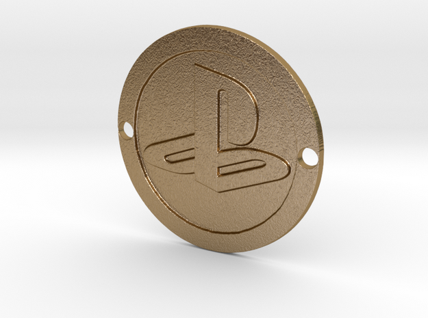 PlayStation Custom Sideplate in Polished Gold Steel