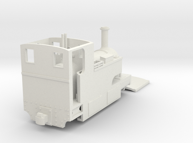 Bingley Works 009 Sidetank Cheaper model COUPLING  in White Natural Versatile Plastic