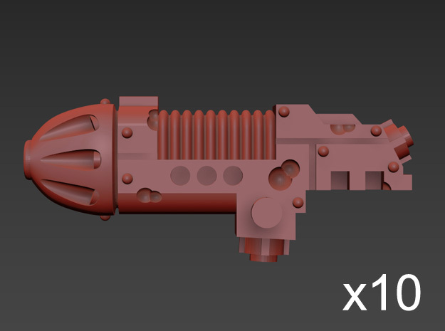 10 x Blight Terminator Plasma Combination Guns in Smooth Fine Detail Plastic