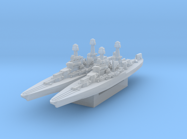 Colorado Battleship 1930s (Axis & Allies) in Smooth Fine Detail Plastic