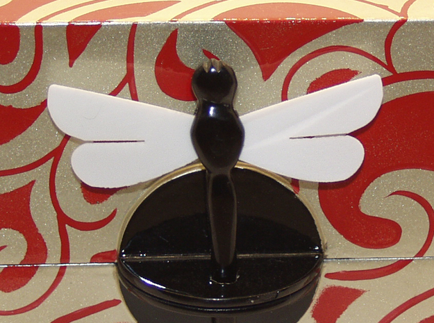 Replacement Wings for a dragonfly jewelry box in White Natural Versatile Plastic