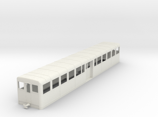 c-32-camargue-decauville-coach in White Natural Versatile Plastic
