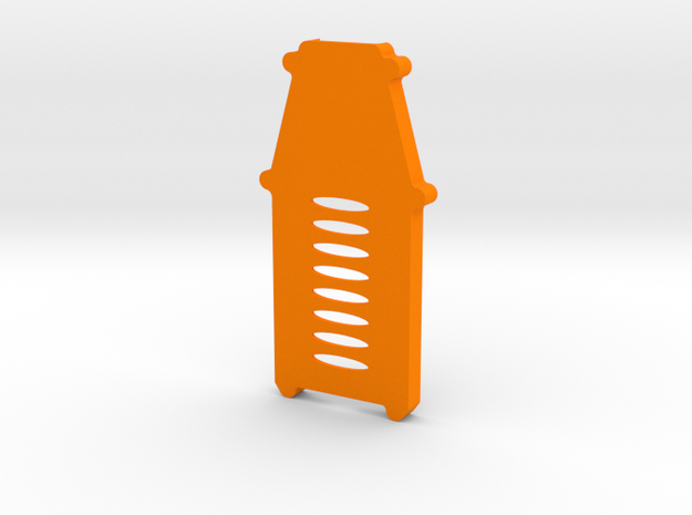 ADS-B Stratux Case Bottom in Orange Processed Versatile Plastic