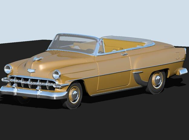 1954 Chevy 210 Convertible in White Natural Versatile Plastic