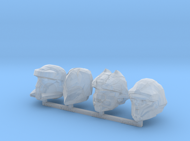 MB_MCX Halo 4 Helmets 2 in Smooth Fine Detail Plastic
