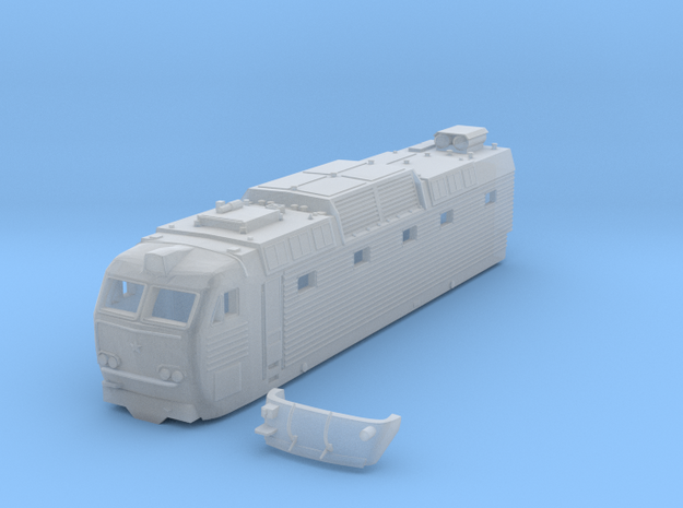 chs 7  soviet locomotive in Smoothest Fine Detail Plastic: 1:160 - N