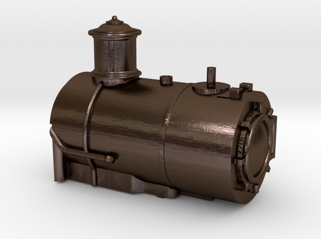 Fluted Middle Dome Boiler for the HOn30 Coffee Cre in Polished Bronze Steel